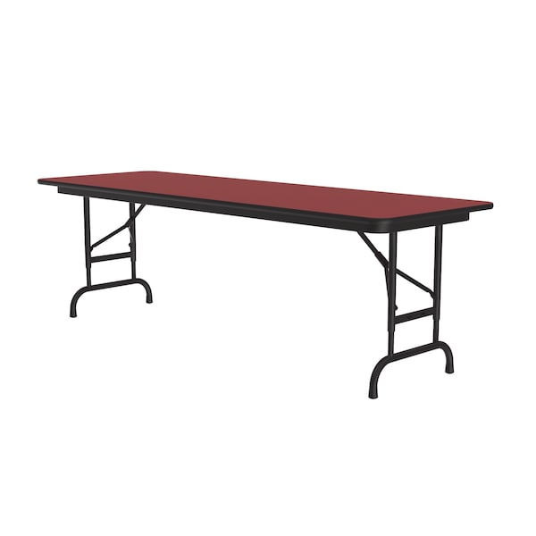 CFA Adjustable HPL Folding Tables 24x60 Red